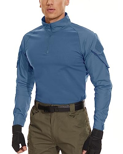 image for MAGCOMSEN Airsoft Shirts for Men Tactical Shirts Combat Shirts Mens Hi