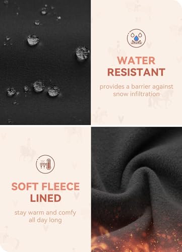 Girls Fleece Long Sleeve Shirts Half Zip Water Resistant Fall Jacket Athletic Horse Riding Sweatshirts w Pockets3