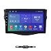 hizpo Rear view Backup Camera Compatible for Toyota RAV4 2006 2007 2008 2009 2010 2011 2012 In Dash Double 2 Din Radio Touch Screen GPS DVD Navigation Bluetooth Hands free Steering Wheel Control