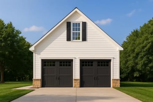 20-1037 Garage Plan - Garage House Floor Plan with CAD