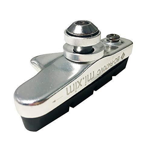 Pioneeryao Sport Road Bike Cycle Bicycle Brake Pads Block 2 Pairs (Silver) #TOP1