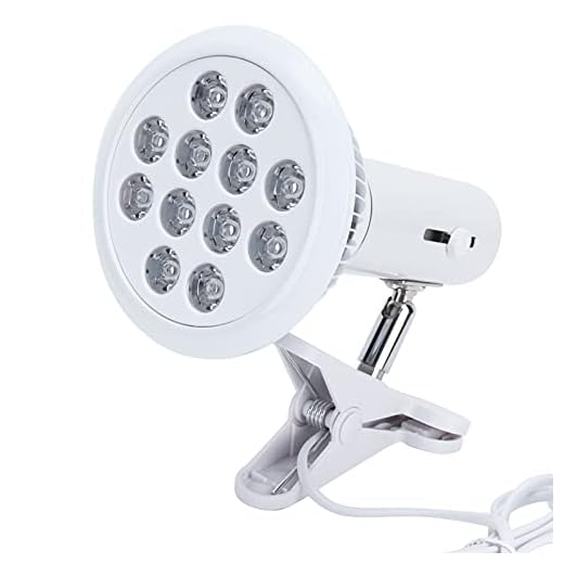 Lámpara de Terapia de Luz Azul de 24 W, Lámpara de Terapia antiacné, Tratamiento de Ictericia para Bebés, Punto de acné, Luz para el Cuidado de la Piel, 110‑240V (Enchufe de la UE)