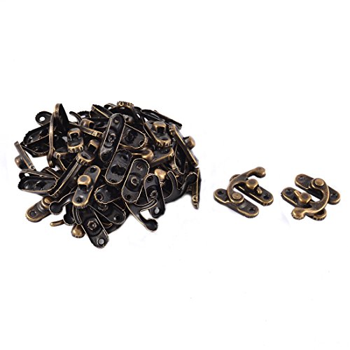 Image of Aexit Padlock Hasp Padlocks Hook Horns Retro Style Metal Jewelry Box Shackle Combination Padlocks Lock 30pcs
