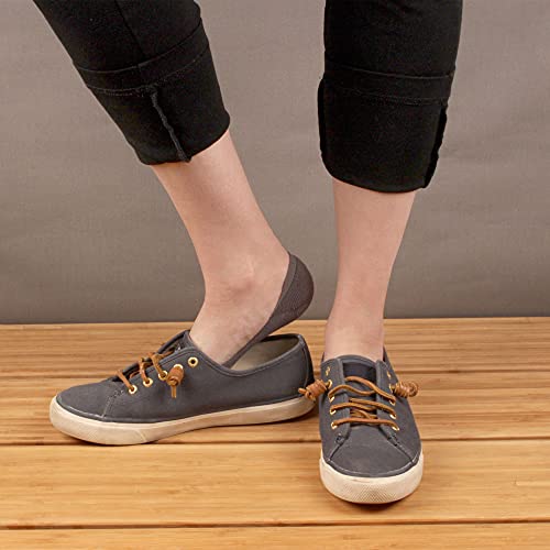 Image of Women's Rayon from Bamboo Fiber No Show Thin with Thick Comfort Sole Socks - 3 pairs