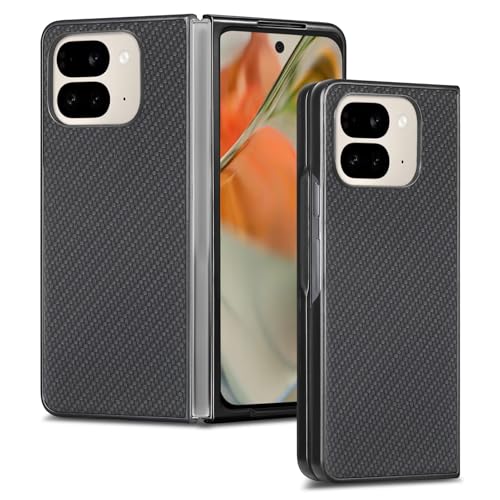 Étui Pixel 9 Pro Fold en fibre de carbone coque arrière fine anti-rayures