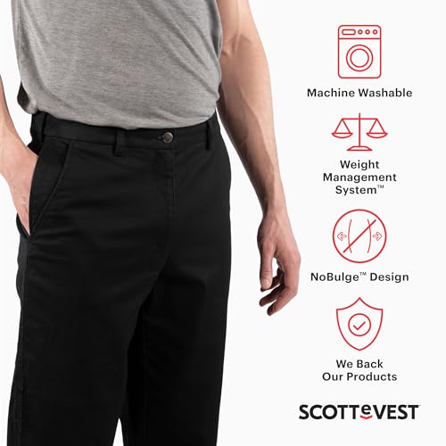 SCOTTeVEST Hidden Cargo Pant for Men - 8 Hidden Pockets - Casual for Travel & More2