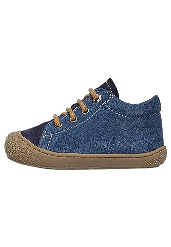 Naturino Cocoon-Chaussures Premiers Pas en Cuir, Bleu foncé 29