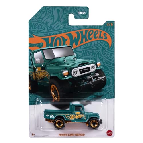 Modelo coleccionable Hot Wheels Toyota Land Cruiser miniatura 5