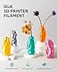 SUNLU PLA Plus Shiny Silk 3D Drucker Filament 1.75mm, Silk PLA+ 3D Druck Filament mit Seidenglattes Finish, Gute Farbwiedergabe, Maßgenauigkeit +/- 0,02mm, 1kg(2.2lb) Spule, PLA+ Silk Silber