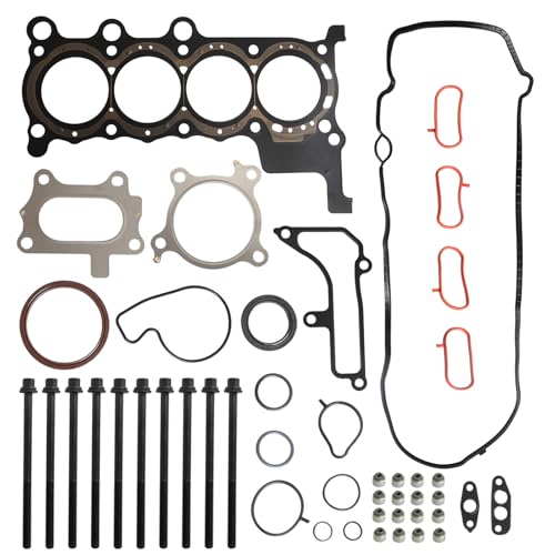 Image of Riyhhc Cylinder Head Gasket & Head Bolt Set Fit for Honda Accord 2018-2022, for Civic 2016-2021, for CR-V CRV 2017-2021 1.5L L4 Replace HS55383 1225159B004 122516A0A01