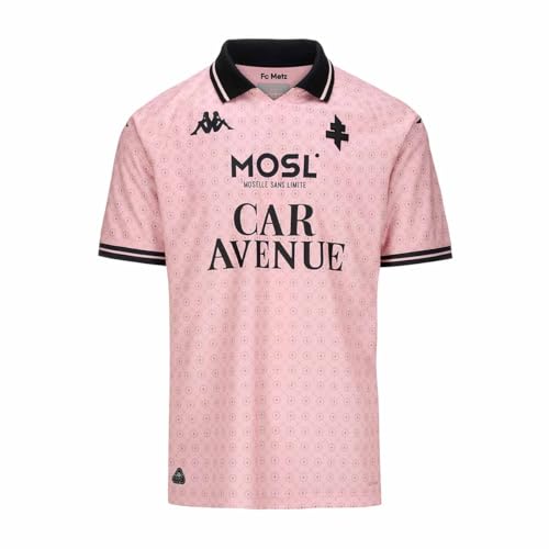 Kappa - Camiseta Kombat Third FC Metz 24/25 para hombre, rosa, S