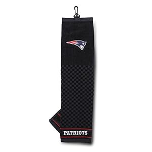 Team Golf NFL Embroidered Golf Towel, Checkered Scrubber Design, Embroidered Logo