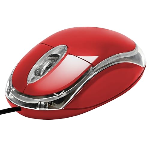 Tipo di prodotto: mouse con tecnologia ottica, 3 pulsanti + 1 rotella di scorrimento. Per destrimani e mancini. Connessione USB.