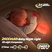 Baby Night Lights for Nursery,8 Brightness+10 Colors Baby Night Light,2400mAh Battery Lamp, Remote+Touch Control, Egg Light for Nursery Lamp, Babywearing, Sleeping