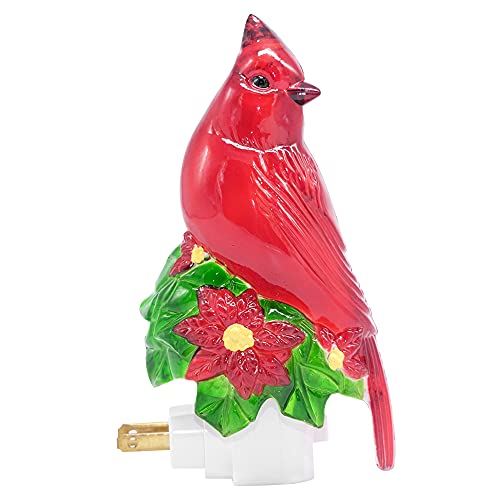 Ldnacele Red Birds Plug In Night Light, 360 Rotation, Led Nightlight Home Party Halloween Decoration #TOP15