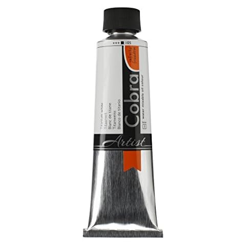 Cobra Water Mixable Oil 40Ml Titanium White Cover