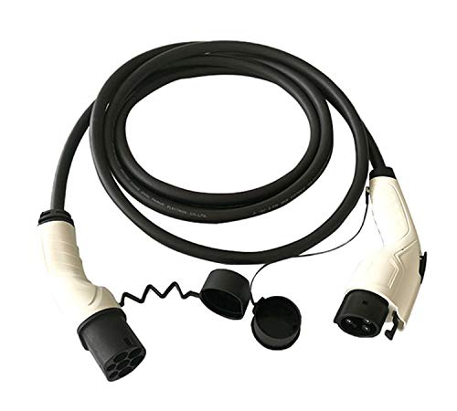 profitec FEU A32D - Cable de carga para coche (tipo 2 a tipo 1, 32 A, 5 m)
