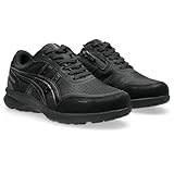 [ウェルネスウォーカー] ウォーキングシューズ アシックスウォーキング GORE-TEX 防水 ハダシウォーカー ファスナー付き レディース ブラック/ブラック001 24.0 cm
