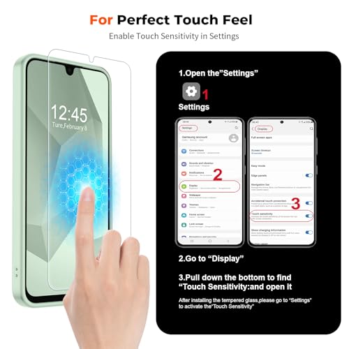 Image of SUPFINE Magnetic for Samsung Galaxy A16 5G Case with Screen Protector, (Built-in Magnets) (Military Grade Drop Protection) Slim Translucent Shockproof Phone Case,Light Green