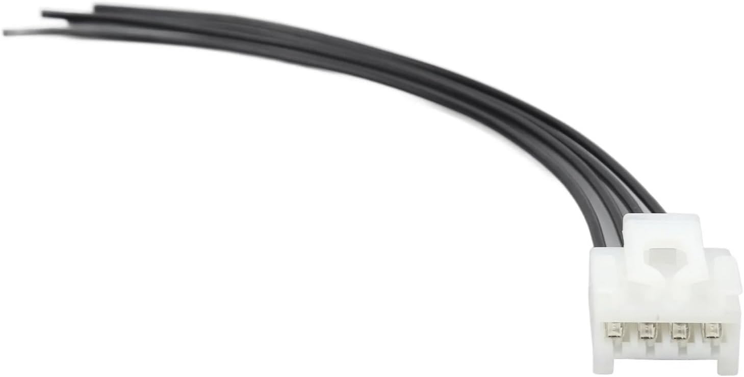 Rear Tail Light Wire Plug 4Pin Rear Tail Light Wire Harness Connector Plug Replacement Compatible with Grande Punto 2006‑2012
