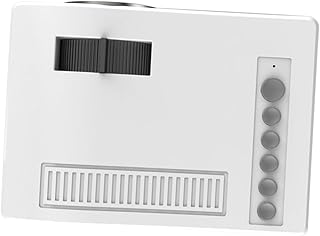 Portable Projector Projector Mini Family Cinema Projector LED Projector Cinema Media Player Home Theater Player Household White Projection Machine