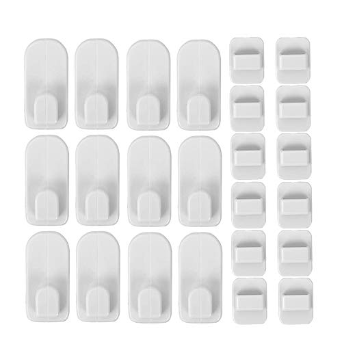 TV-Fernbedienung Aufbewahrungsb Starke Selbstklebende Fernbedienung Haken Fernbedienung Organizer Haken Wandhaken zum Andrücken Wandmontage