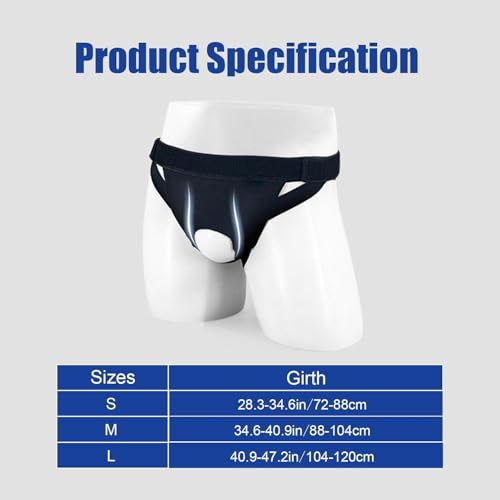 Faja para hernia inguinal talla M miniatura 3