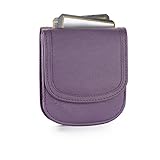 Taxi Wallet® - TW03-PURPLE - Soft Leather - Compact, Front Pocket Folding Wallet - For Cards, Coins,