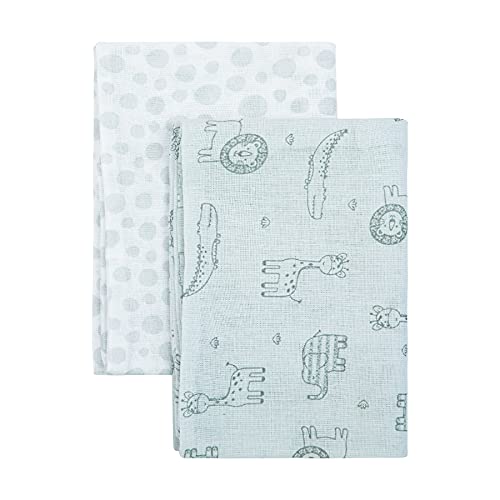 Kit de Fronha P/Travesseiro C/Furos Papi Compose para Bebê 31cm X 22cm Contém 02 Un