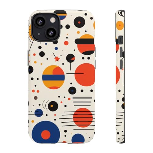 Coque iPhone 13 motif céleste abstrait pour un style quotidien élégant mat