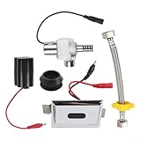 Induktion Urinal Automatisches Infrarot Urinal Spülventil Toilettenspülung Sensor Ventil (A)