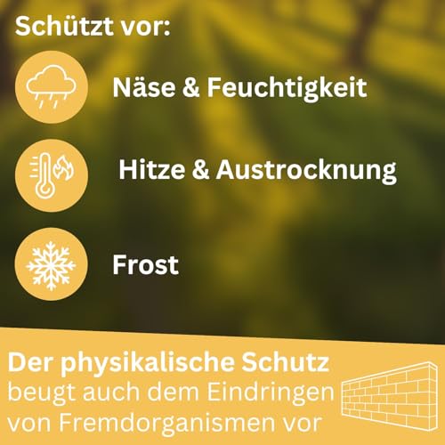Briliantwerk® 800g Baumwachs Wundverschluss I Wundverschluss für Bäume für eine schnelle Heilung I Unser Baumharz bildet eine robuste, wetterfeste Schutzschicht I Geeignet für alle Pflanzen