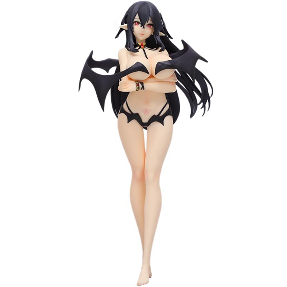 Anjinguang Succubus Figures Anime Girl Figure Jiraikei Original Painting Figure Standing Pose Model PVC Anime Illustration Collection Gifts 26CM
