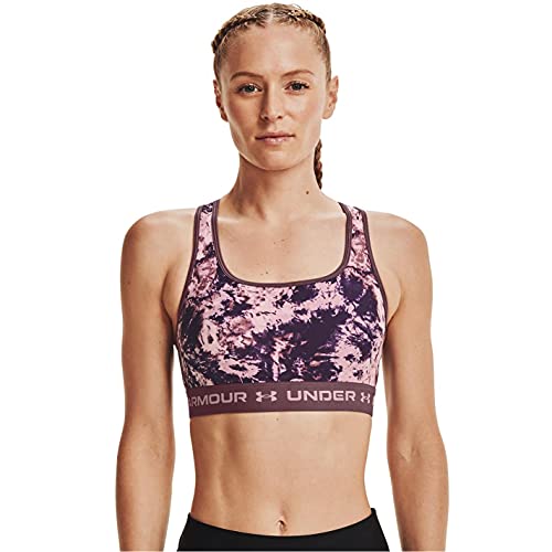 Image of Under Armour Crossback Mid Impact Heather Bra