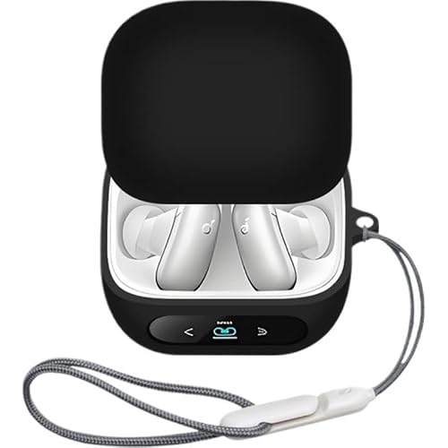 For Anker Soundcore Liberty 5 Pro �P�[�X �_�炩�ȃV���J�Q���̃X�|�[�c�N�[���ȃf�U�C�� �Ռ��z�� �h�� �h�o �S�ʕی� LED�� �X For Soundcore �����h�~