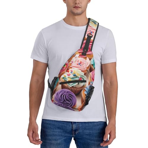 Bolso cruzado para hombre tipo bandolera, negro miniatura 7