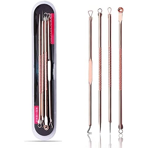 Blackhead Remover Kit,Extractor Removal Set Professional Stainless Steel Pimple Popper Tool Treatment for Blackheads, Whiteheads, Acne,Various, Blemishes and Zit Popping Cover
