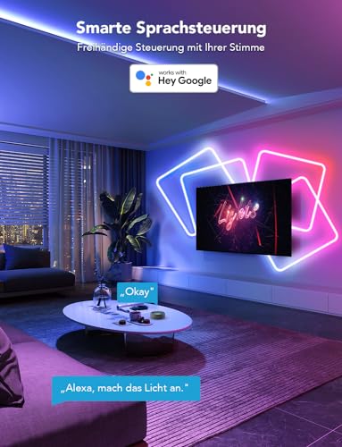 Govee Neon LED Strip 10m RGBIC mit App-Steuerung und Musik-Synchronisation