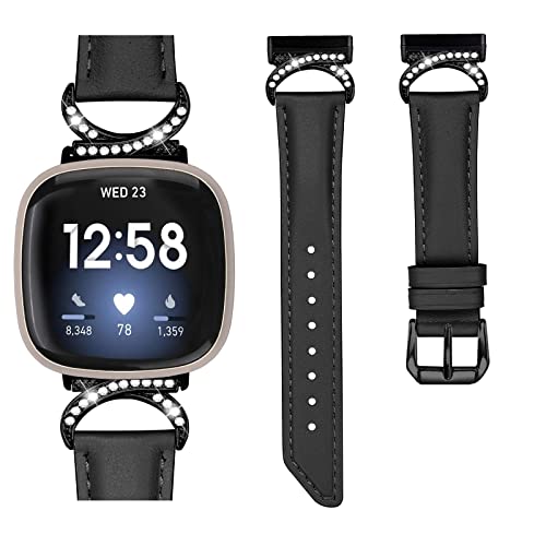 for Fitbit Versa4/ Versa3/ Sense2/ Sense �E�H�b�`�o���h ���v�x���g�A���U�[ �����p�����p �r���v �X�g���b�v �A�y�ʃX�g���b�v�A���f�B�[�X�G���K���g���v�o���h, �u���b�N