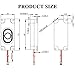 Heyiarbeit 4Ohm 3W Internal Magnet Speaker with Wire and 4 Pin Terminal Mini Loudspeaker 2.76