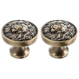 Poignées de placard en forme de tête de lion, uniques et originales, ajoutant une touche décorative à votre intérieur