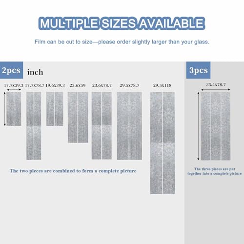 Vinilo decorativo para ventana privacidad 23.6 x 78.7 pulgadas miniatura 6