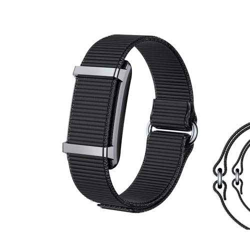 KSIX Vitalis Bracelet intelligent sans écran avec moniteur de fréquence cardiaque, oxygène, température, sommeil et stress, résistance 5 ATM, autonomie 30 jours, application KSIX Ring