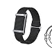 KSIX Vitalis Pulsera Inteligente sin Pantalla, smartband Minimalista con Monitor de frecuencia cardíaca, oxígeno, Temperatura, sueño y estrés, Resistencia 5 ATM, 40 días autonomía, 2 Correas...