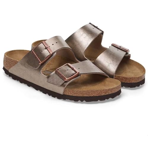 Birkenstock Unisex Arizona BS Birko-Flor Graceful Taupe Sandals 6 W / 4 M US2