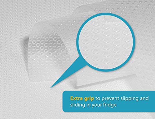 Refrigerator Liners For Shelves By Linda’s Essentials (8 Pack) - Refrigerator Shelf Liners For Glass Shelves Protects Against Spills - Multi-Use Shelf, Drawer And Fridge Liners - Bpa Free #TOP3