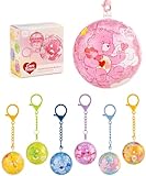 PieceRelax Care Bears 3D Puzzle Keychain 24 Plastic Pieces for Adults - Glitter Series (Single Box) - Portable Key Ring, Accessories, Bag Charms, Unique Gifts for Puzzle Lovers [A6014]