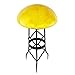 Achla Designs Glass Toadstool Mushroom Gazing Ball, Yellow