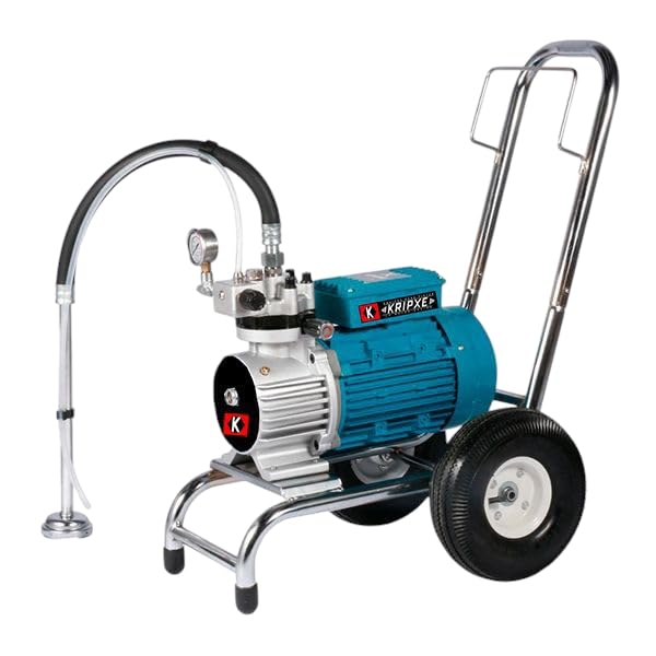 Equipo De Pintura Airless De Membrana K3600, 1500W, 220 Bar, Motor De Inducción, Caudal 4L/Min, Boquilla 0,023 , Carrito Con Ruedas