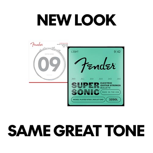 Fender Super 3250 Bullet Electric Guitar Strings, Nickel Plated Steel, Bullet End, 3250L .009-.042 - image 4